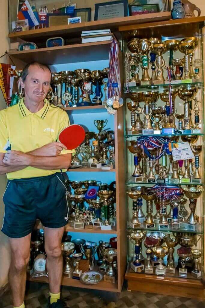 Jurij Kure in namizni tenis